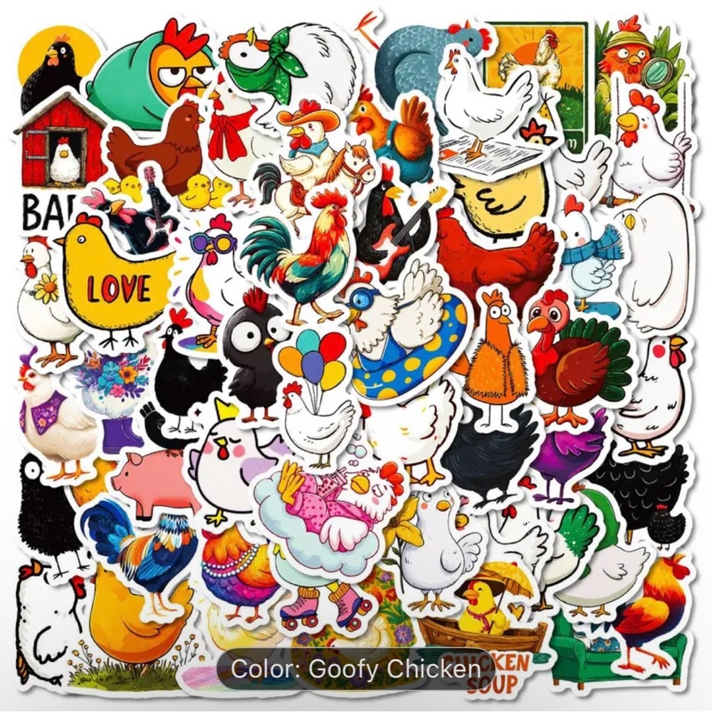 56 Funny Chicken Stickers